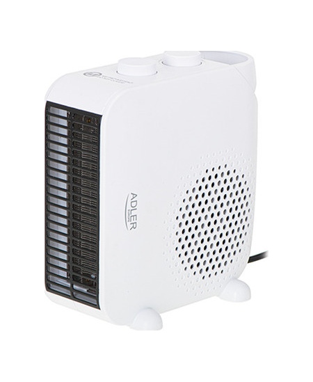 Adler Heater AD 7725w Fan heater, 2000 W, Number of power levels 2, White