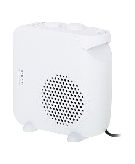 Adler Heater AD 7725w Fan heater, 2000 W, Number of power levels 2, White