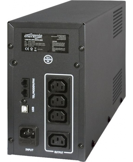 Gembird UPS UPS-PC-1202AP 1200 VA, 220 V