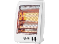 Adler Heater AD 7709 Halogen Heater, 800 W, Number of power levels 2, White