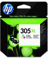 HP No.305XL kasečių rinkinys (3YM63AE), žydra, purpurinė, geltona kasetė