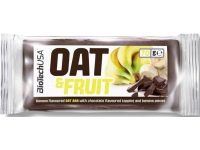 Avižinis batonėlis BioTechUSA Oat Bar, šokoladinis, su bananais, 70 g