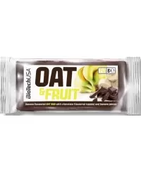 Avižinis batonėlis BioTechUSA Oat Bar, šokoladinis, su bananais, 70 g