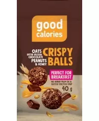 Skrudintų avižų užkandis GOOD CALORIES, su Belgišku šokoladu, 40 g