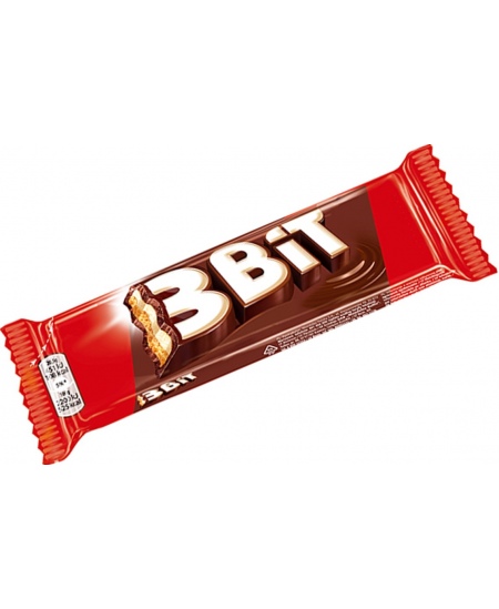 Šokoladinis batonėlis 3BIT, 46 g