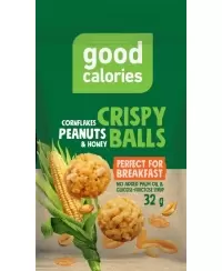 Skrudintų avižų užkandis GOOD CALORIES, su sūdytais žemės riešutais, 32 g