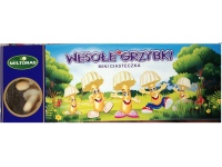 Sausainiai LINKSMUČIAI, balto šokolado skonio grybukai, 170 g