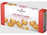 Sausainiai POPPIES Mini palmiers, 125 g