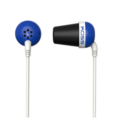 Koss Plug Wired, In-ear, Noise canceling, Blue