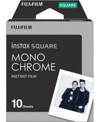 Fujifilm | Instax Square Monochrome (10pl) Instant Film | 86 x 72 mm | Image area: 62 × 62 mm | Quantity 10