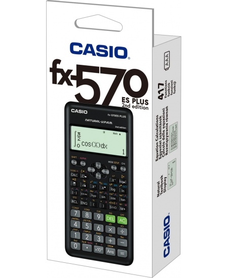 Mokslinis skaičiuotuvas CASIO FX-570ES PLUS II, 230 x 142 x 26mm