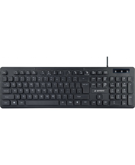 Gembird | "Rainbow" Backlight Multimedia Keyboard | KB-UML-02 | Keyboard | Wired | US | Black | N/A