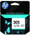 HP No.305 kasečių rinkinys (3YM60AE), žydra, purpurinė, geltona kasetė