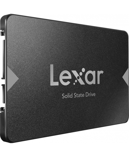 Lexar NS100 256 GB, SSD form factor 2.5", SSD interface SATA III, Write speed 510 MB/s, Read speed 520 MB/s