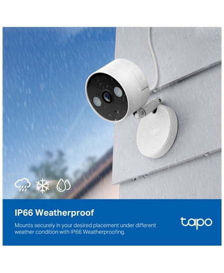 TP-LINK | Wi-Fi Home Security Camera | Tapo C120 | 24 month(s) | Compact | 4 MP | 3.17mm | IP66 | H.264 | MicroSD Up to 512 GB