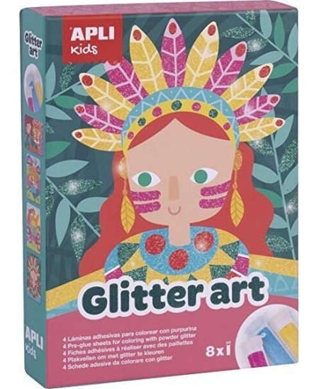 Kūrybinis rinkinys Apli Kids „Glitter art”