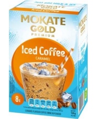 Kavos gėrimas MOKATE Iced  Coffee Caramel, 8 x 15g