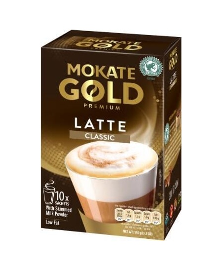 Kavos gėrimas MOKATE Gold Premium Latte Classic, 10 x 14g