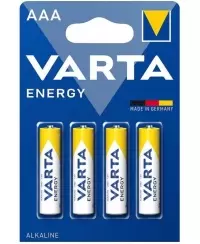 Elementai Varta Energy LR3 (AAA), 4 vnt.