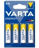 Elementai Varta Alkaline Energy LR06 (AA), 4 vnt.