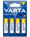 Elementai Varta Energy LR6 (AA), 4 vnt.