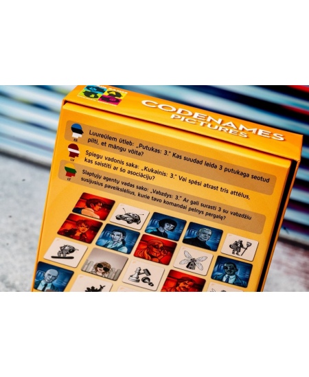 Stalo žaidimas BRAIN GAMES Codenames Pictures Baltic (10+)