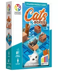 Stalo žaidimas SMART GAMES Cats & Boxes (7+)