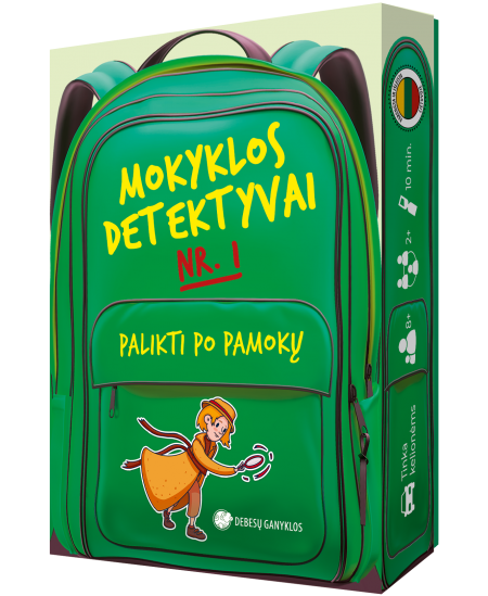 Stalo žaidimas MOKYKLOS DETEKTYVAI Nr.1 Palikti po pamokų (8+)