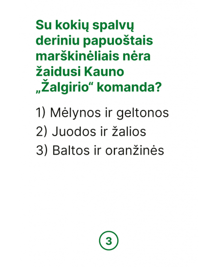 Stalo žaidimas KREPŠINIO FANAS (12+)