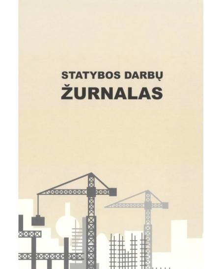 Statybos darbų žurnalas