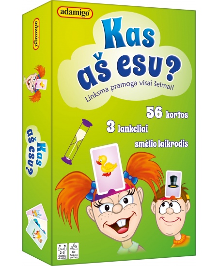 Stalo žaidimas ADAMIGO Kas aš esu? (4+)