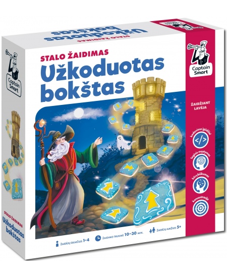 Stalo žaidimas CAPTAIN SMART Užkoduotas bokštas (5+)