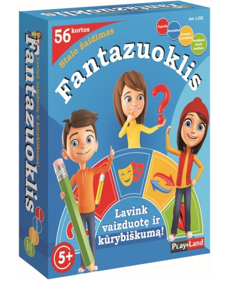 Stalo žaidimas PLAYLAND Fantazuoklis (5+)