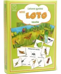 Stalo žaidimas "Mini loto. Vabzdžiai" (3+)