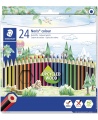 Spalvoti pieštukai STAEDTLER Noris Club, 24 spalvų