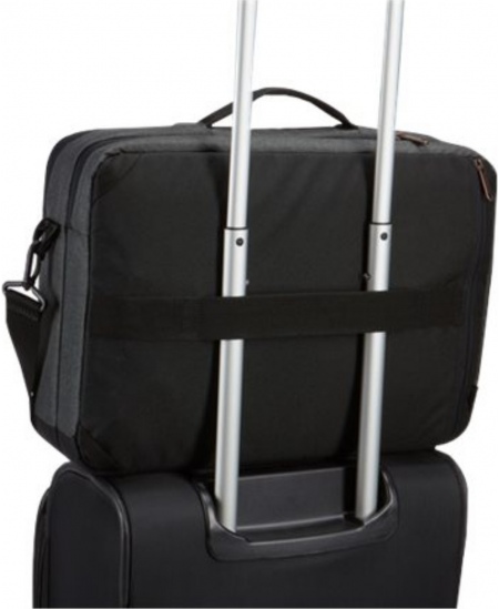 Case Logic Era Hybrid Briefcase Fits up to size 15.6 ", Black, Messenger - Briefcase/Backpack, Shoulder strap,