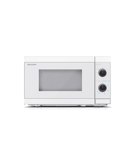 Sharp Microwave Oven with Grill YC-MG01E-C Free standing, 800 W, Grill, Crystal White