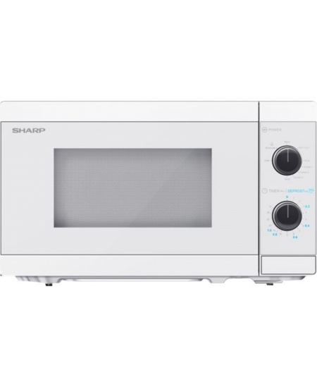 Sharp Microwave Oven with Grill YC-MG01E-C Free standing, 800 W, Grill, Crystal White