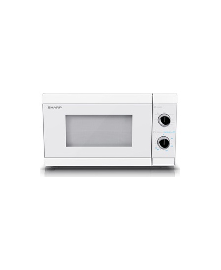 Sharp Microwave Oven with Grill YC-MG01E-C Free standing, 800 W, Grill, Crystal White