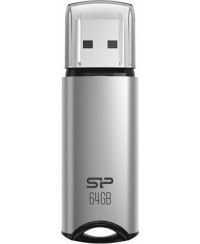 Silicon Power USB Flash Drive Marvel Series M02 64 GB, Type-A USB 3.2 Gen 1, Silver