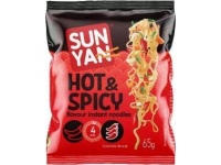 Greitai paruošiami makaronai SUN YAN Hot&Spicy pakelyje, 65g