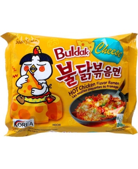 Ramenas SAMYANG, Buldak Cheese, 140 g