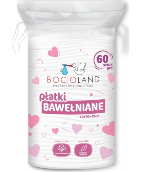Bocioland vatos diskeliai medvilniniai 60 vnt BL158