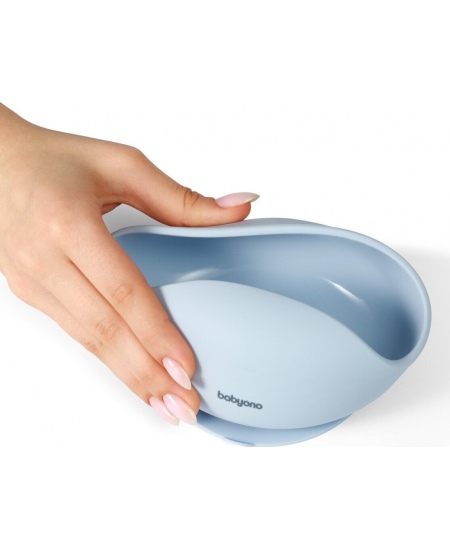 Babyono lėkštutė silikoninė neslystanti mėlyna 1481/01