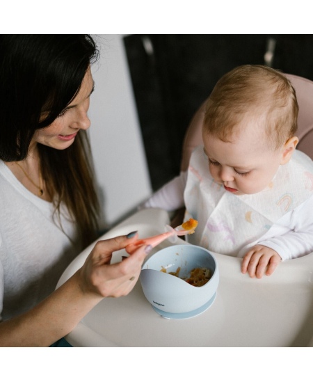 Babyono lėkštutė silikoninė neslystanti mėlyna 1481/01