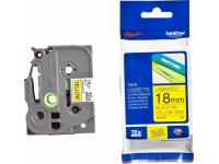 Brother TZe-641 (TZE641) 18mm, 8m, Geltona, juoda juostelė