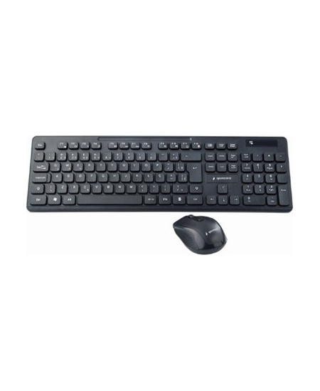 Gembird | Wireless desktop set | KBS-WCH-03 | Black | Keyboard and Mouse Set | Wireless | Mouse included | US | Black | US | 380