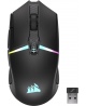 Corsair | Gaming Mouse | NIGHTSABRE RGB | Wireless | Bluetooth, 2.4 GHz | Black