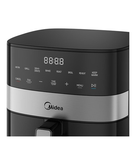 Midea Air fryer | MF-CN65E | Power 1700 W | Capacity 6.5 L | Black