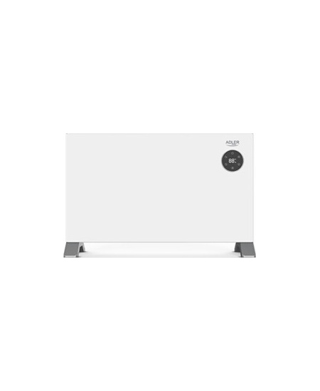 Adler Convection fan heater LCD with remote control | Convection Heater | 2000 W | Number of power levels 3 | White | IPX24